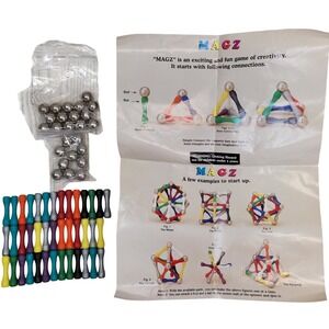 MAGZ Magnetic Building Toy Bars and Balls Construction Set Creative STEM